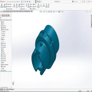 مدل سه بعدی دقیق از نگهدارنده ابزار HSK 100 solidworks